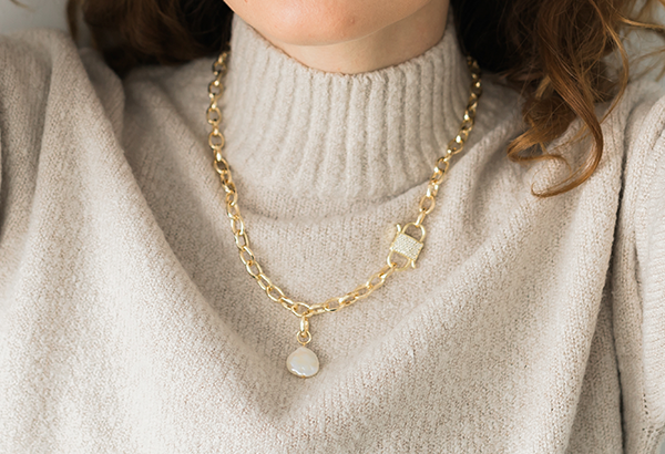 Styling diamonds and cozy knits